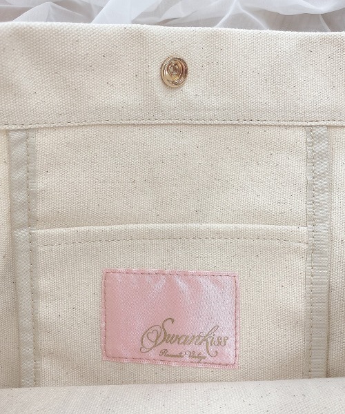 Swankiss(スワンキス)の「UT french girl tote(トートバッグ・レディース・ブラック/ベージュ・FREE)」の15枚目の写真