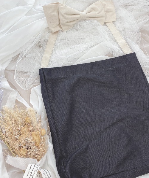 Swankiss(スワンキス)の「UT french girl tote(トートバッグ・レディース・ブラック/ベージュ・FREE)」の11枚目の写真