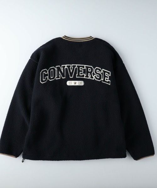 CONVERSE(コンバース)の「【CONVERSE】シープボアクルー(スウェット・メンズ・ネイビー/オフホワイト/グリーン・M/L/XL)」の21枚目の写真