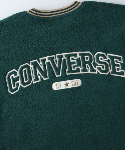 CONVERSE(コンバース)の「【CONVERSE】シープボアクルー(スウェット・メンズ・ネイビー/オフホワイト/グリーン・M/L/XL)」の22枚目の写真