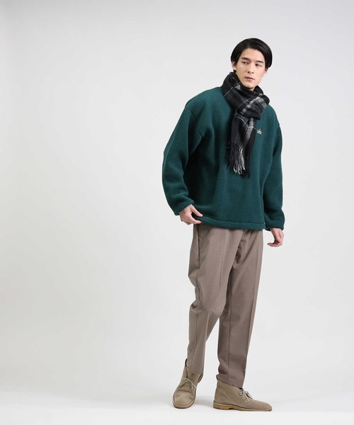 CONVERSE(コンバース)の「【CONVERSE】シープボアクルー(スウェット・メンズ・ネイビー/オフホワイト/グリーン・M/L/XL)」の12枚目の写真