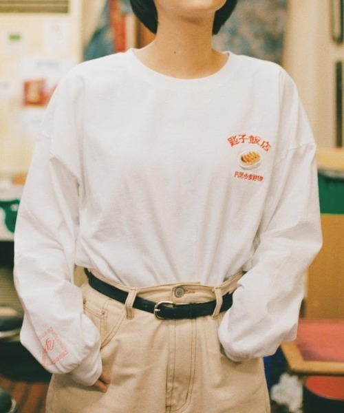 spoon store(スプーンストア)の「spoon×ototoi 片思少女好物 ロンT(Tシャツ/カットソー・レディース・ホワイト系その他2/ホワイト系その他・MEDIUM/LARGE)」の1枚目の写真