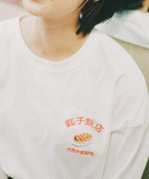 spoon store(スプーンストア)の「spoon×ototoi 片思少女好物 ロンT(Tシャツ/カットソー・レディース・ホワイト系その他2/ホワイト系その他・MEDIUM/LARGE)」の7枚目の写真