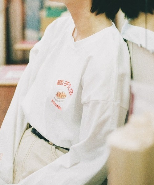 spoon store(スプーンストア)の「spoon×ototoi 片思少女好物 ロンT(Tシャツ/カットソー・レディース・ホワイト系その他2/ホワイト系その他・MEDIUM/LARGE)」の6枚目の写真