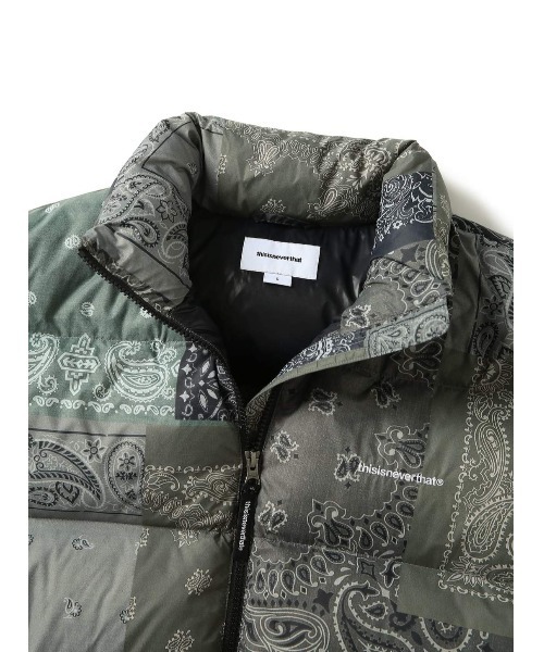 thisisneverthat（ディスイズネバーザット）の「PERTEXR T DOWN JACKET（ダウンジャケット/コート・メンズ・ブラック/クリーム/マルチ・S/M/L/XL）」の5枚目の写真