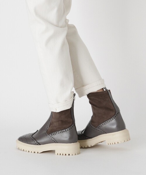 ESPERANZA(エスペランサ)の「◆【KLC BY esp】ウイングチップソックストラックソールブーツ(ブーツ・レディース・ブラック/こしょう色系・LL/S/M/L)」の22枚目の写真