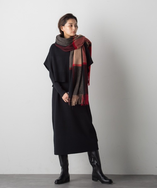 セール 2点set ケープ付きニットワンピース ワンピース Mayson Grey メイソングレイ のファッション通販 Zozotown