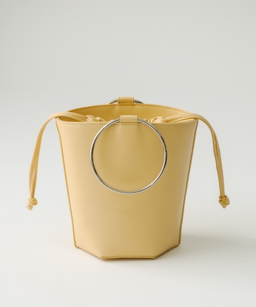 mystic（ミスティック）の「リングハンドル2WAYバック（ショルダーバッグ・レディース・ブラック/イエロー・ONE SIZE）」の6枚目の写真