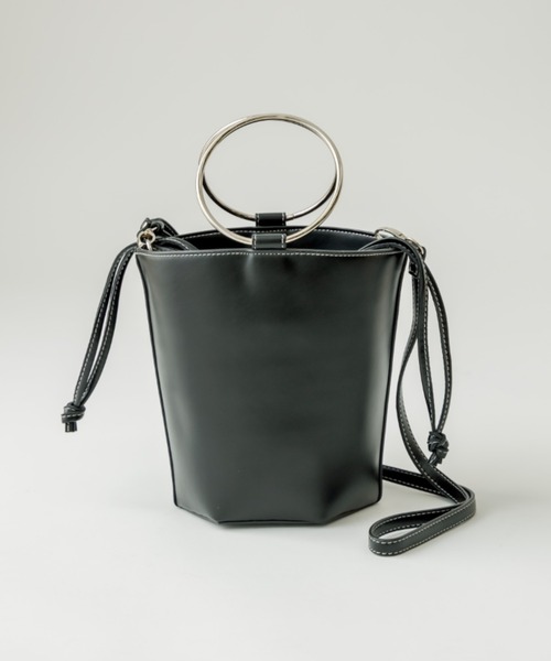 mystic（ミスティック）の「リングハンドル2WAYバック（ショルダーバッグ・レディース・ブラック/イエロー・ONE SIZE）」の8枚目の写真