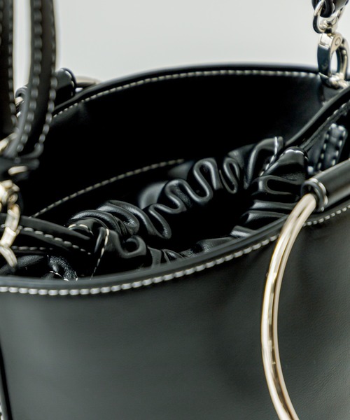 mystic（ミスティック）の「リングハンドル2WAYバック（ショルダーバッグ・レディース・ブラック/イエロー・ONE SIZE）」の17枚目の写真