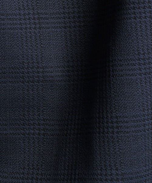 HIDEAWAYS NICOLE（ハイダウェイニコル）の「裏起毛ブリスターグレンチェックジャカード長袖Vネック（Tシャツ/カットソー・メンズ・グレー系その他/ネイビー/オフホワイト/ブラック/ホワイト×ブラック・X-LARGE/LARGE/MEDIUM）」の16枚目の写真