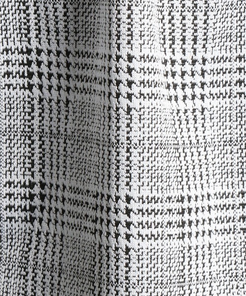 HIDEAWAYS NICOLE（ハイダウェイニコル）の「裏起毛ブリスターグレンチェックジャカード長袖Vネック（Tシャツ/カットソー・メンズ・グレー系その他/ネイビー/オフホワイト/ブラック/ホワイト×ブラック・X-LARGE/LARGE/MEDIUM）」の17枚目の写真