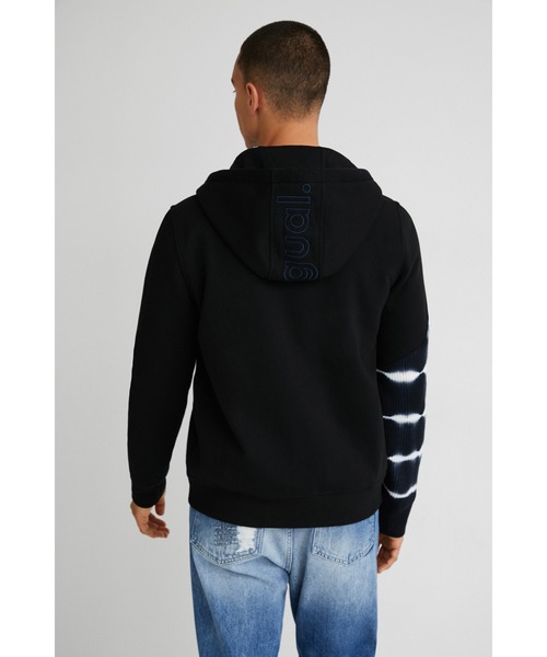 Desigual(デシグアル)の「パッチワーク&タイダイ フーディ(その他トップス・メンズ・ブラック・XL/S/M/L/XXL)」の9枚目の写真