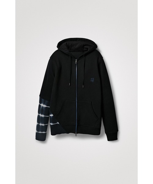 Desigual(デシグアル)の「パッチワーク&タイダイ フーディ(その他トップス・メンズ・ブラック・XL/S/M/L/XXL)」の6枚目の写真
