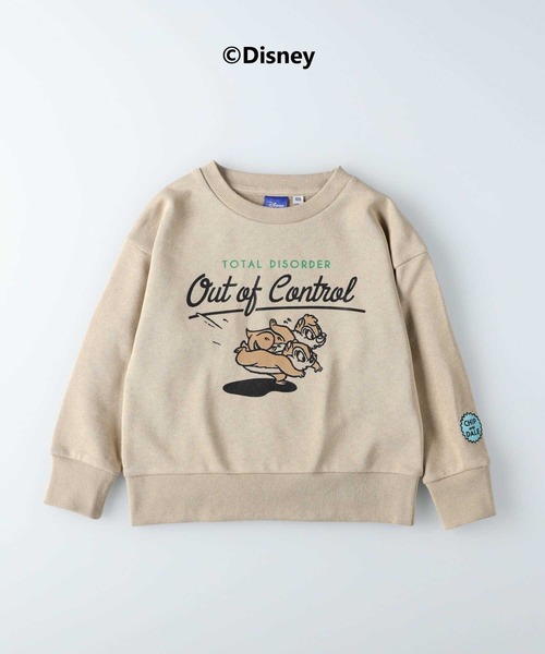 Disney(ディズニー)の「【Disney】チップ&デールクルー(スウェット・キッズ・ベージュ/パープル・120/130/105/140/150)」の5枚目の写真