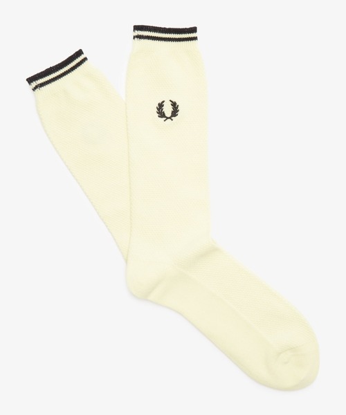 FRED PERRY（フレッドペリー）の「Tipped Socks（ソックス/靴下・メンズ・ホワイト/ブラック/イエロー/ブルー/ブルー系その他/ネイビー/ブラック×ホワイト/サックスブルー/ネイビー系/レッド/ブラック系その他/カーキ・4-6/6-8）」の11枚目の写真
