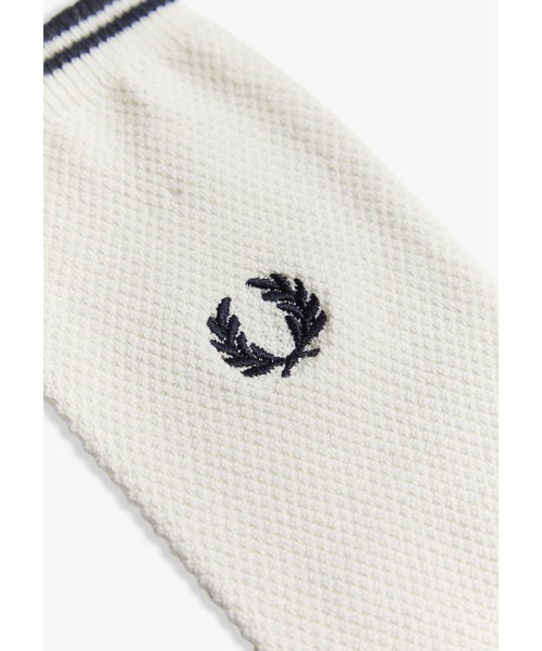 FRED PERRY（フレッドペリー）の「Tipped Socks（ソックス/靴下・メンズ・ホワイト/ブラック/イエロー/ブルー/ブルー系その他/ネイビー/ブラック×ホワイト/サックスブルー/ネイビー系/レッド/ブラック系その他/カーキ・4-6/6-8）」の14枚目の写真