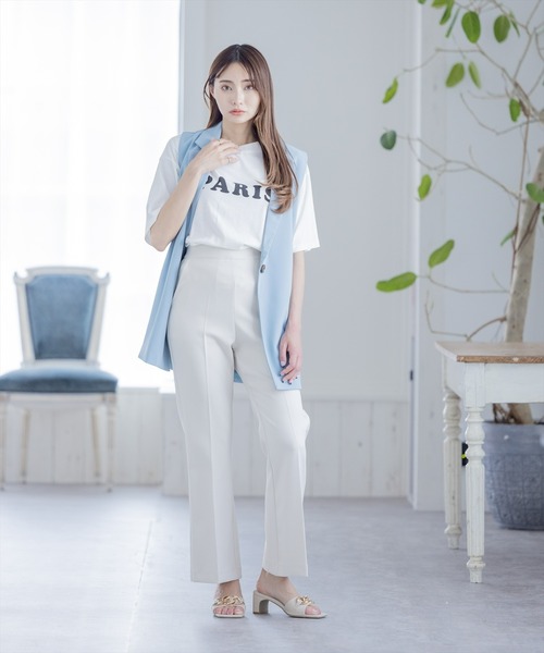 clear（クリア）の「ショート丈ジレ/ベスト（ベスト）」 - WEAR