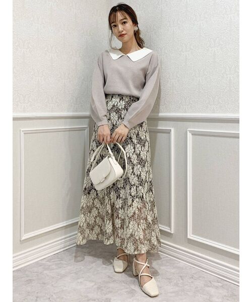 dazzlin（ダズリン）の「レースマーメイドスカート（スカート・レディース・ベージュ/モカ/ブルー・SMALL/MEDIUM）」の19枚目の写真