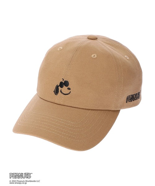 Green　Parks（グリーンパークス）の「■SNOOPY フェイスシシュウCAP（キャップ・レディース・チャコールグレー/ブラック/ベージュ/モカ・FREE）」の4枚目の写真