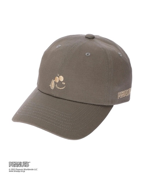 Green　Parks（グリーンパークス）の「■SNOOPY フェイスシシュウCAP（キャップ・レディース・チャコールグレー/ブラック/ベージュ/モカ・FREE）」の3枚目の写真