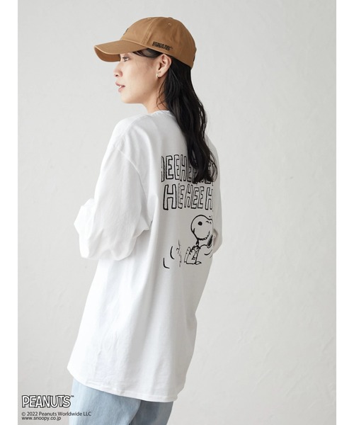 Green　Parks（グリーンパークス）の「■SNOOPY フェイスシシュウCAP（キャップ・レディース・チャコールグレー/ブラック/ベージュ/モカ・FREE）」の15枚目の写真