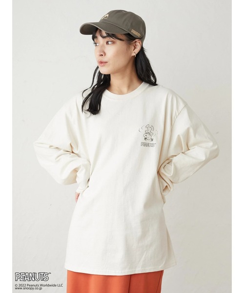 Green　Parks（グリーンパークス）の「■SNOOPY フェイスシシュウCAP（キャップ・レディース・チャコールグレー/ブラック/ベージュ/モカ・FREE）」の9枚目の写真