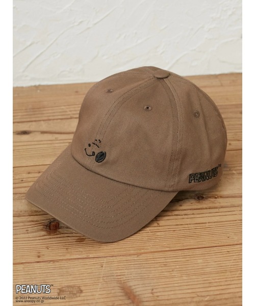 Green　Parks（グリーンパークス）の「■SNOOPY フェイスシシュウCAP（キャップ・レディース・チャコールグレー/ブラック/ベージュ/モカ・FREE）」の10枚目の写真