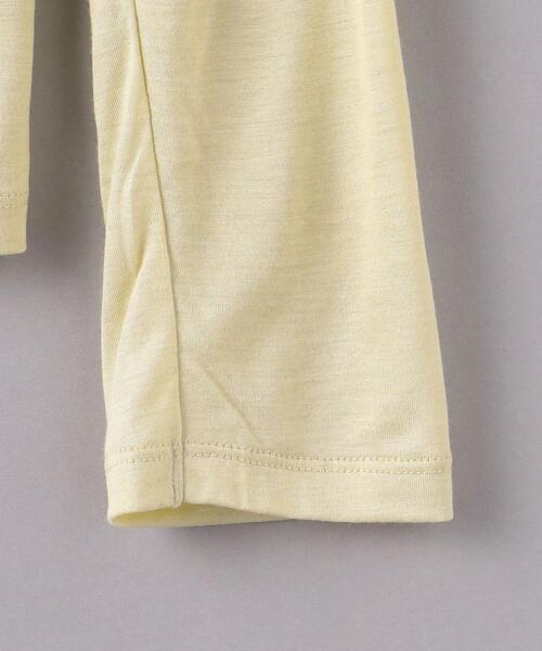 BASERANGE(ベースレンジ)の「<BASERANGE(ベースレンジ)>ロングスリーブ Tシャツ(Tシャツ/カットソー・レディース・ライトピンク/ライム・S)」の11枚目の写真