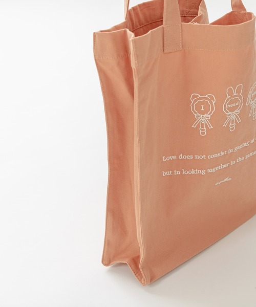 OLIVE des OLIVE（オリーブデオリーブ）の「olive×asukaカラフルトート（トートバッグ・レディース・ラベンダー/イエロー/オレンジ/ブラック/ピンク/レッド/サックスブルー/アイボリー/ミント・FREE）」の21枚目の写真