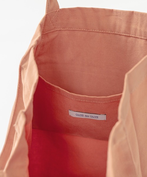 OLIVE des OLIVE（オリーブデオリーブ）の「olive×asukaカラフルトート（トートバッグ・レディース・ラベンダー/イエロー/オレンジ/ブラック/ピンク/レッド/サックスブルー/アイボリー/ミント・FREE）」の18枚目の写真