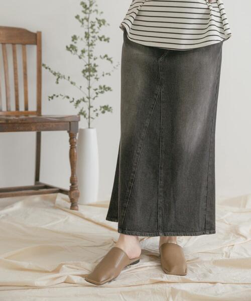 ITEMS URBANRESEARCH（アイテムズ アーバンリサーチ）の「スクエアサンダル（サンダル・レディース・ブラック/ブラウン・LARGE/SMALL/MEDIUM）」の4枚目の写真