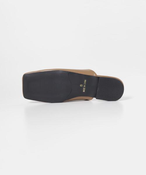 ITEMS URBANRESEARCH（アイテムズ アーバンリサーチ）の「スクエアサンダル（サンダル・レディース・ブラック/ブラウン・LARGE/SMALL/MEDIUM）」の8枚目の写真