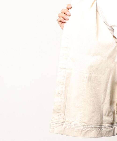 PARROTT CANVAS(パロットキャンバス)の「PARROTT CANVAS/パロットキャンバス ウィルミントンツールジャケット(カバーオール・レディース・ネイビー/キナリ/グリーン/モカ/イエロー/ブルー・S/M/L)」の9枚目の写真