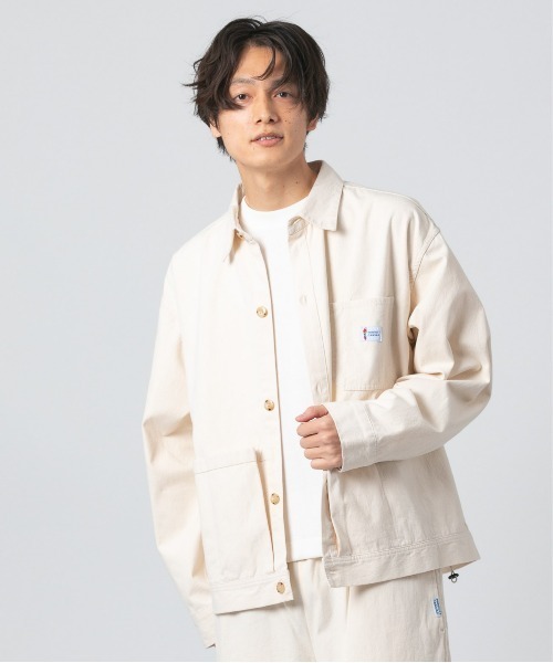 PARROTT CANVAS(パロットキャンバス)の「PARROTT CANVAS/パロットキャンバス ウィルミントンツールジャケット(カバーオール・レディース・ネイビー/キナリ/グリーン/モカ/イエロー/ブルー・S/M/L)」の14枚目の写真