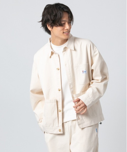 PARROTT CANVAS(パロットキャンバス)の「PARROTT CANVAS/パロットキャンバス ウィルミントンツールジャケット(カバーオール・レディース・ネイビー/キナリ/グリーン/モカ/イエロー/ブルー・S/M/L)」の15枚目の写真