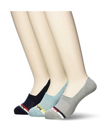 【NAUTICA/ノーティカ】ブランドロゴ ワンポイント 3足セット カバーソックス 靴下/消臭加工 滑り止め付き