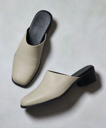 tk.TAKEO KIKUCHI | スクエアヒールミュール(サンダル)