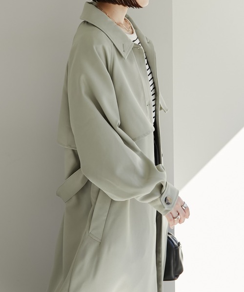 【WEB限定】2WAYカラーボリュームスリーブコート