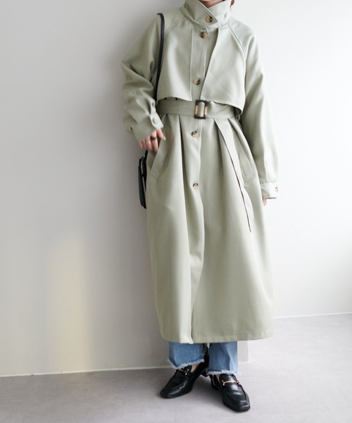 【WEB限定】2WAYカラーボリュームスリーブコート