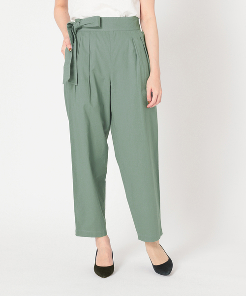 セール】IENA LA BOUCLE ウェザータックペグトップパンツ