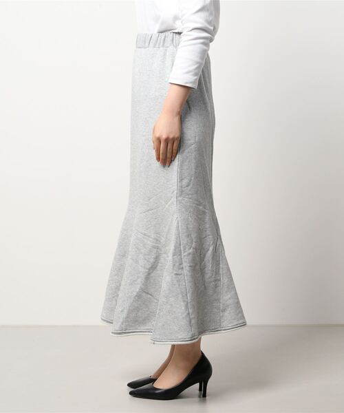 CPCM（シーピーシーエム）の「裏毛ハギマーメイドスカート（スカート・レディース・オレンジ/グレー/ブルー/グリーン・FREE）」の6枚目の写真