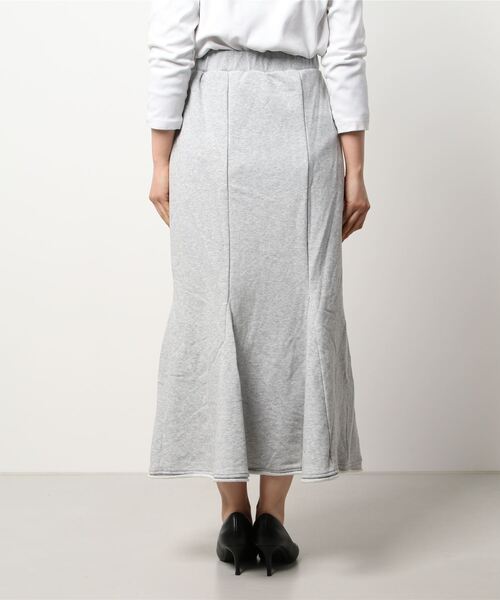 CPCM（シーピーシーエム）の「裏毛ハギマーメイドスカート（スカート・レディース・オレンジ/グレー/ブルー/グリーン・FREE）」の5枚目の写真