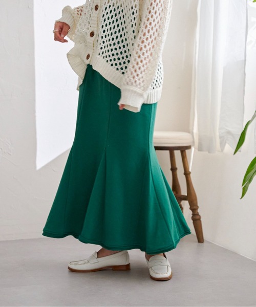 CPCM（シーピーシーエム）の「裏毛ハギマーメイドスカート（スカート・レディース・オレンジ/グレー/ブルー/グリーン・FREE）」の18枚目の写真