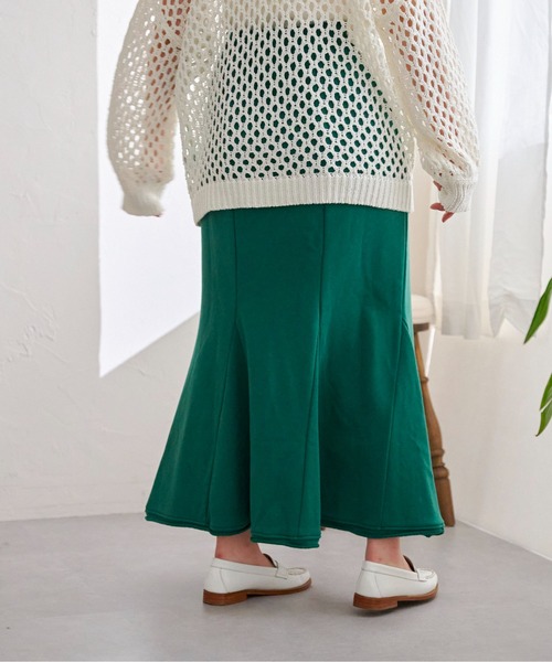 CPCM（シーピーシーエム）の「裏毛ハギマーメイドスカート（スカート・レディース・オレンジ/グレー/ブルー/グリーン・FREE）」の19枚目の写真