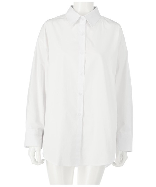 ANAP（アナップ）の「オーバーサイズシンプルシャツ（シャツ/ブラウス・レディース・ホワイト/ベージュ/イエロー/ブルー・FREE）」の11枚目の写真