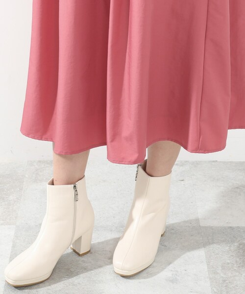 DRESKIP（ドレスキップ）の「◆タックギャザースカート（スカート・レディース・ブラック/レモンイエロー/ベージュ/ピンク系・02/03/04）」の9枚目の写真