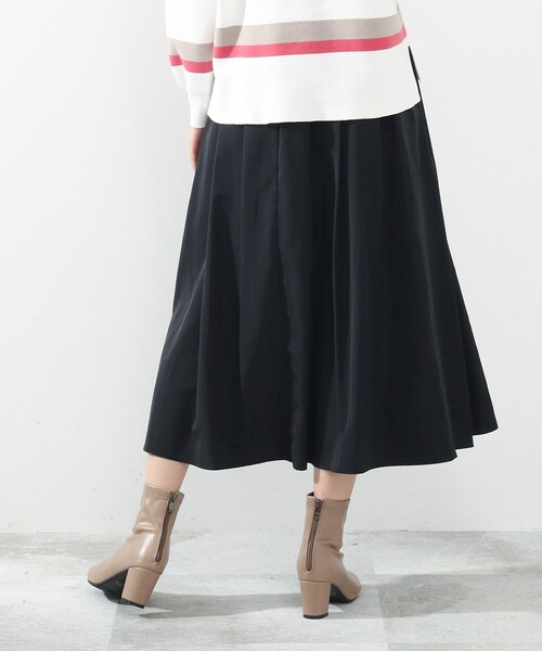 DRESKIP（ドレスキップ）の「◆タックギャザースカート（スカート・レディース・ブラック/レモンイエロー/ベージュ/ピンク系・02/03/04）」の11枚目の写真