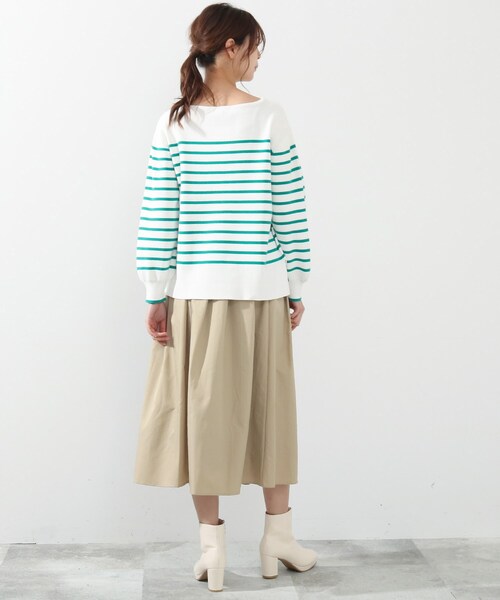 DRESKIP（ドレスキップ）の「◆タックギャザースカート（スカート・レディース・ブラック/レモンイエロー/ベージュ/ピンク系・02/03/04）」の20枚目の写真