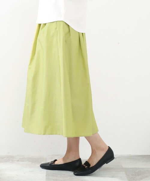 DRESKIP（ドレスキップ）の「◆タックギャザースカート（スカート・レディース・ブラック/レモンイエロー/ベージュ/ピンク系・02/03/04）」の22枚目の写真